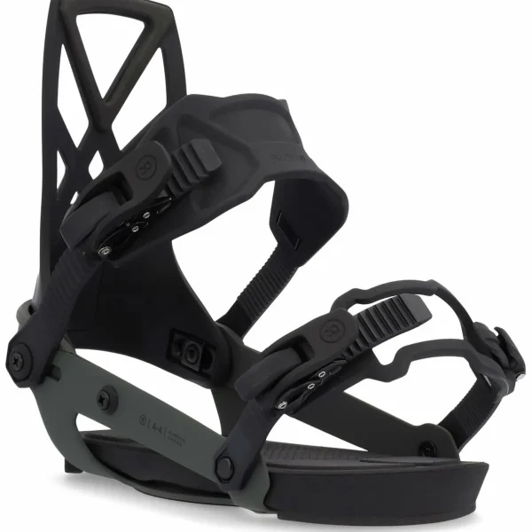Ride Smokescreen Snowboard + A-4 Snowboard Bindings 2025