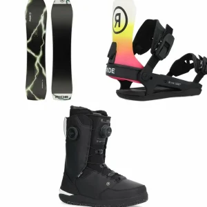 Ride Superpig Snowboard + C-8 Snowboard Bindings + Lasso Boa Snowboard Boots 2025