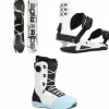 Ride Twinpig Snowboard + C-6 Snowboard Bindings + Fuse Snowboard Boots 2025