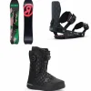 Ride x Trevor Andrew Psychocandy Snowboard + A-6 x Trevor Andrew Snowboard Bindings + Trevor Andrew Lasso Snowboard Boots 2025