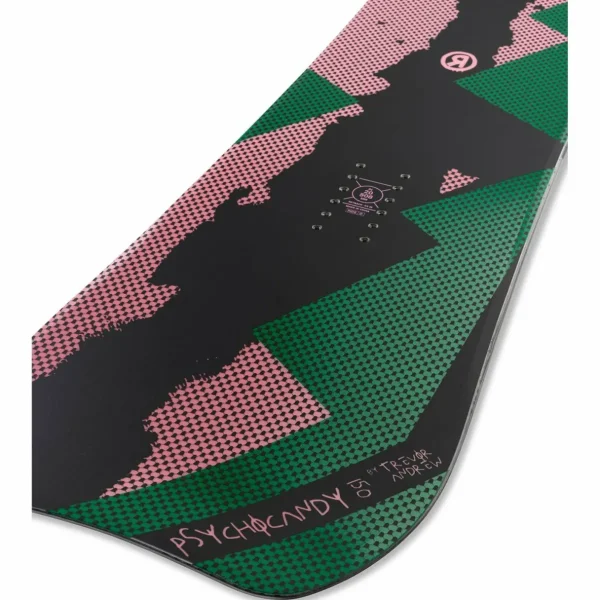 Ride x Trevor Andrew Psychocandy Snowboard + A-6 x Trevor Andrew Snowboard Bindings 2025