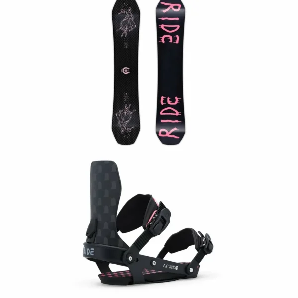 Ride x Trevor Andrew Zero Snowboard + A-6 x Trevor Andrew Snowboard Bindings 2025
