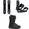 Ride x Trevor Andrew Zero Snowboard + A-6 x Trevor Andrew Snowboard Bindings + Trevor Andrew Lasso Snowboard Boots 2025