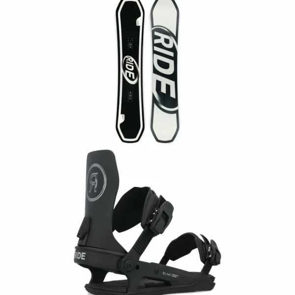 Ride Zero Snowboard + C-6 Snowboard Bindings 2025