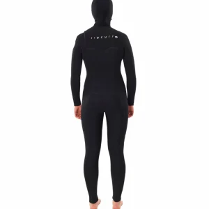 Rip Curl 5/4 Dawn Patrol Chest Zip Hooded Wetsuit - Women's