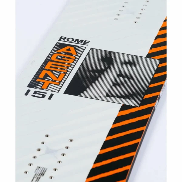 Rome Agent Snowboard + Trace Snowboard Bindings 2025