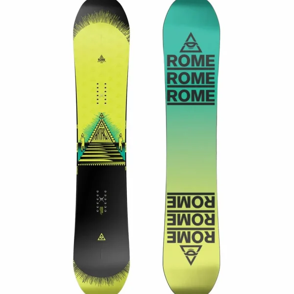 Rome Artifact Snowboard + Vice Snowboard Bindings 2025