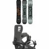 Rome Mechanic Snowboard + Trace Snowboard Bindings 2025