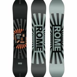 Rome Mechanic Snowboard + Trace Snowboard Bindings 2025