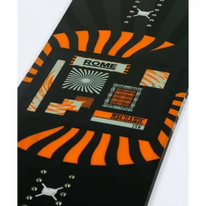 Rome Mechanic Snowboard + Trace Snowboard Bindings 2025