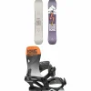 Rome Stale Crewzer Snowboard + Vice Snowboard Bindings 2025