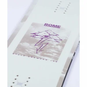 Rome Stale Crewzer Snowboard + 390 Boss Snowboard Bindings 2025