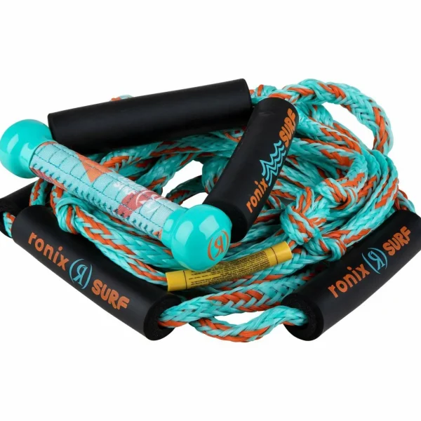 Ronix 8" Handle + 25Ft 4-Section PE Surf Rope - Kids'