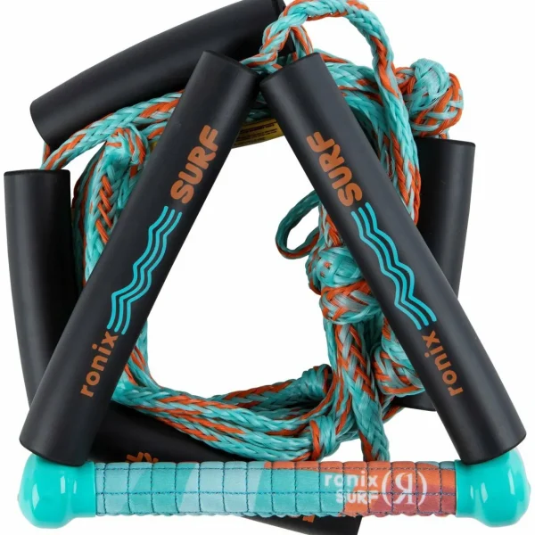 Ronix 8" Handle + 25Ft 4-Section PE Surf Rope - Kids'