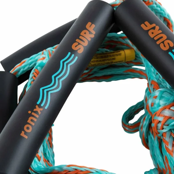 Ronix 8" Handle + 25Ft 4-Section PE Surf Rope - Kids'