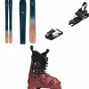 Rossignol Rallybird 92 Skis+ Atomic Strive 12 GW Ski Bindings + Atomic Hawx Prime 95 GW Ski Boots - Women's