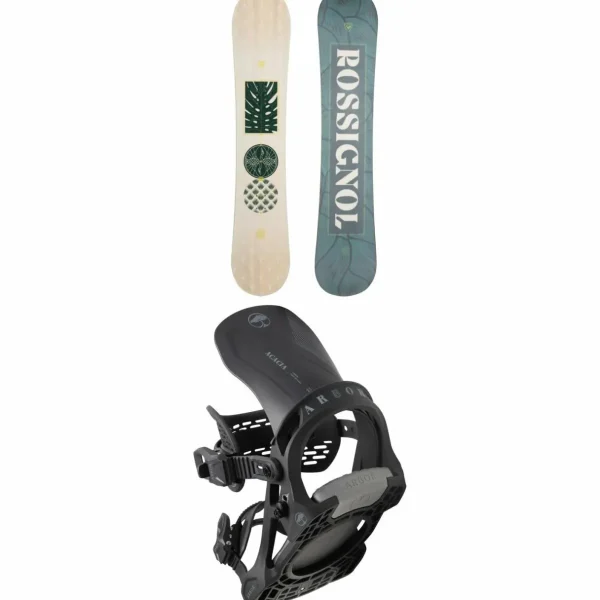 Rossignol Soulside Snowboard + Arbor Acacia Snowboard Bindings - Women's 2024