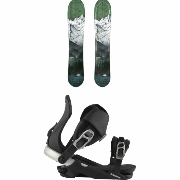 Rossignol XV Slashimi Snowboard + XV Snowboard Bindings 2025