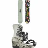 Salomon Abstract Snowboard + District Snowboard Bindings 2025