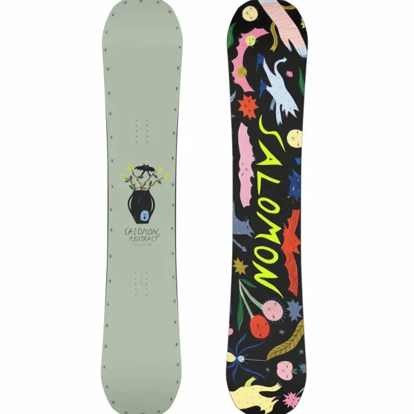 Salomon Abstract Snowboard + District Snowboard Bindings 2025
