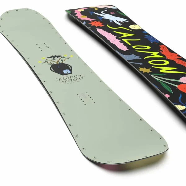 Salomon Abstract Snowboard + District Snowboard Bindings 2025