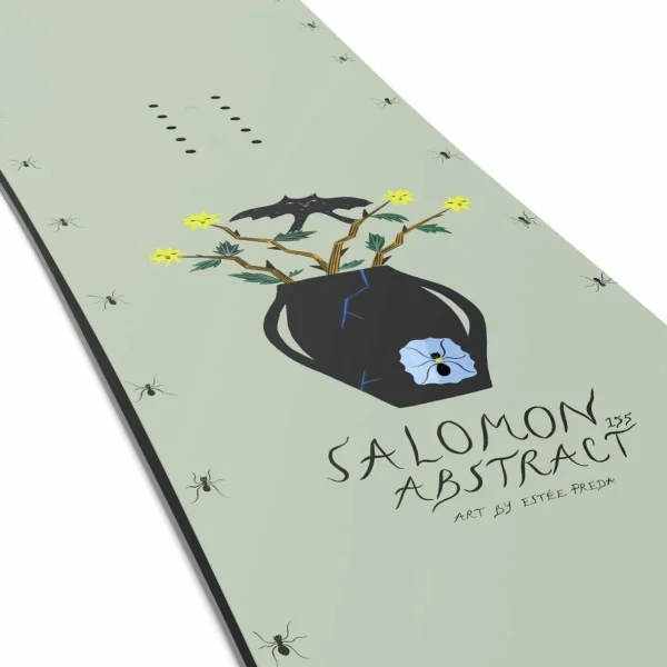 Salomon Abstract Snowboard + District Snowboard Bindings 2025