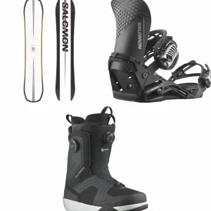 Salomon Assassin Snowboard + Hologram Snowboard Bindings  + Dialogue Dual Boa Snowboard Boots 2025
