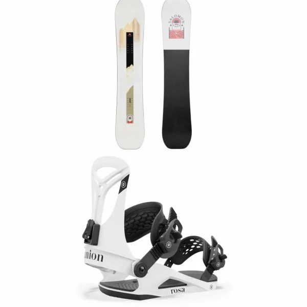 Salomon Bliss X Snowboard + Union Rosa Snowboard Bindings - Women's 2025