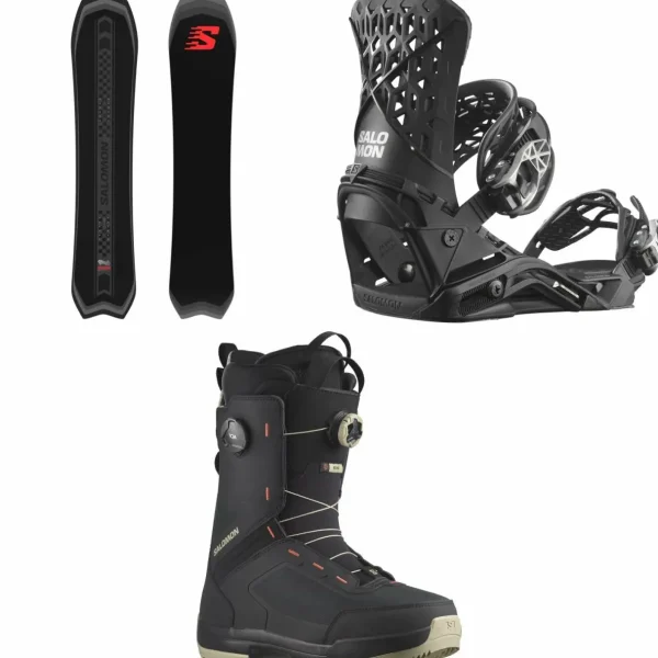 Salomon Dancehaul Pro Snowboard + Highlander Snowboard Bindings + Echo Dual Boa Snowboard Boots 2025