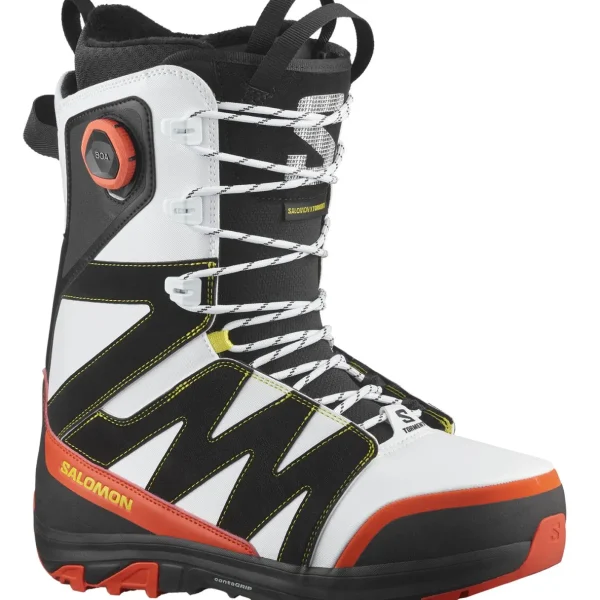 Salomon Dancehaul Snowboard + District Snowboard Bindings + X Approach Lace SJ Boa Snowboard Boots 2025