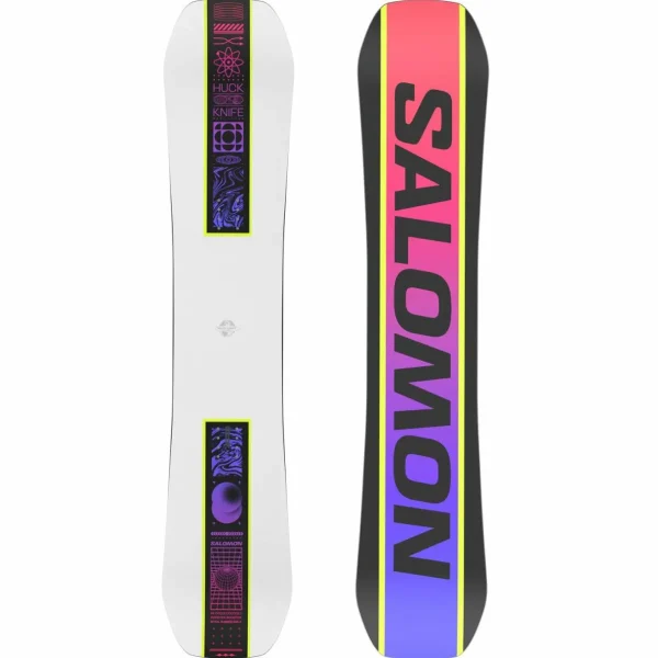 Kids Salomon Huck Knife Grom Snowboard + Rhythm Jr Snowboard Bindings - Kids' 2025