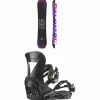 Salomon No Drama Snowboard + Mirage Snowboard Bindings - Women's 2025