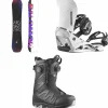 Salomon No Drama Snowboard + Hologram Snowboard Bindings  + Ivy BOA SJ Snowboard Boots - Women's 2025