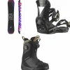 Salomon No Drama Snowboard + Mirage Snowboard Bindings + Kiana Dual Boa Snowboard Boots - Women's 2025