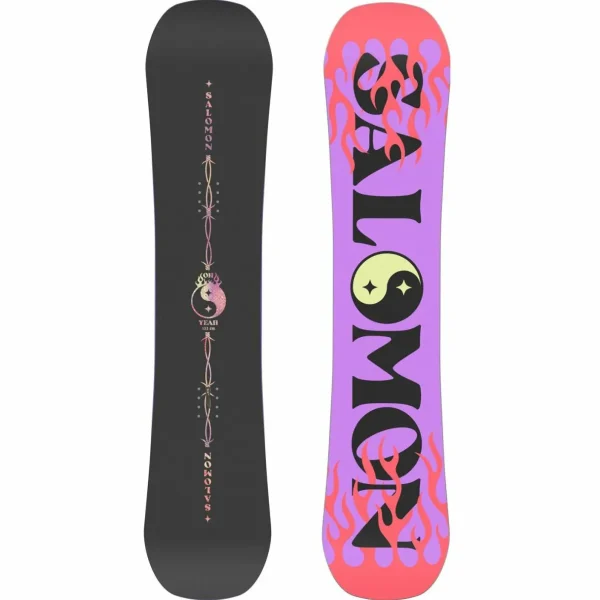 Kids Salomon Oh Yeah Grom Snowboard + Rhythm Jr Snowboard Bindings - Kids' 2025