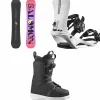 Salomon Oh Yeah Snowboard + Rhythm Snowboard Bindings + Pearl Boa Snowboard Boots - Women's 2025