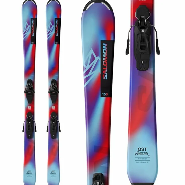 Kids Salomon QST Jr M Skis + L6 GW Bindings - Kids' 2025