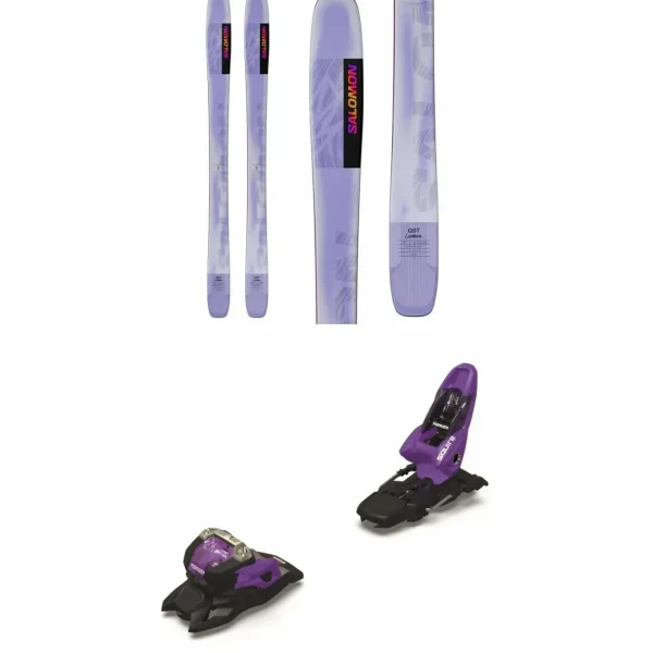 Salomon QST Lumen 98 Skis - Women's + Marker Squire 11 Ski Bindings 2025