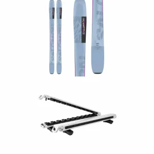 Salomon QST Lux 92 Skis - Women's + Küat Grip 6 Ski/Snowboard Rack 2025