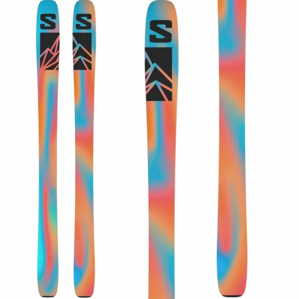 Salomon QST Stella 106 Skis - Women's + Look x evo Pivot 15 GW Ski Bindings 2025
