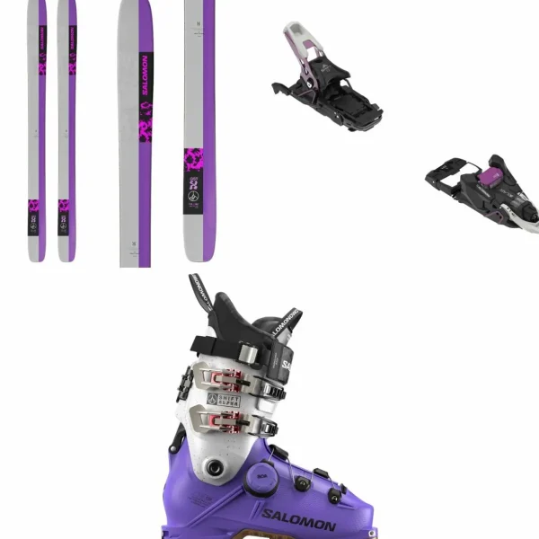 Salomon QST X Skis + S/Lab Shift² MN 13 Alpine Touring Ski Bindings + Shift Alpha BOA 130 Alpine Touring Ski Boots 2025