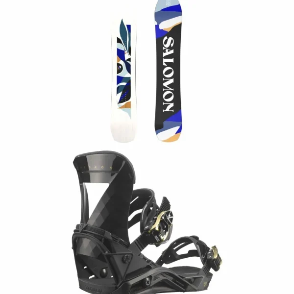 Salomon Rumble Fish Snowboard + Mirage Snowboard Bindings - Women's 2025