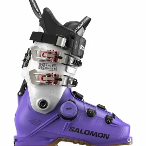Salomon Shift Alpha BOA 130 Alpine Touring Ski Boots + QST Carbon S3 Ski Poles 2025