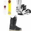 Salomon Sleepwalker Snowboard + Rhythm Snowboard Bindings + Faction Boa Snowboard Boots 2025