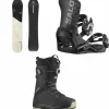 Salomon Super 8 Snowboard + District Snowboard Bindings + Echo Dual Boa Snowboard Boots 2025