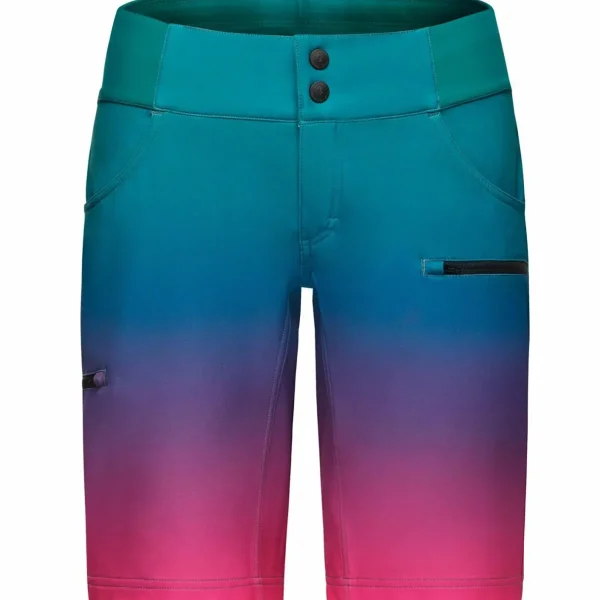 Women Shredly All Time 11" Zipper Snap Mid-Rise Shorts - Women's