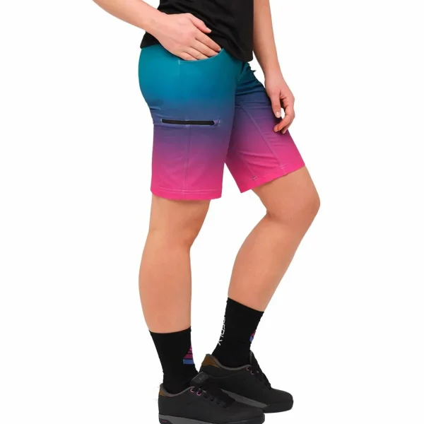 Women Shredly All Time 11" Zipper Snap Mid-Rise Shorts - Women's