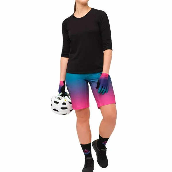 Women Shredly All Time 11" Zipper Snap Mid-Rise Shorts - Women's