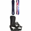 Sims ATV Pro Snowboard + Season Universal Snowboard Bindings