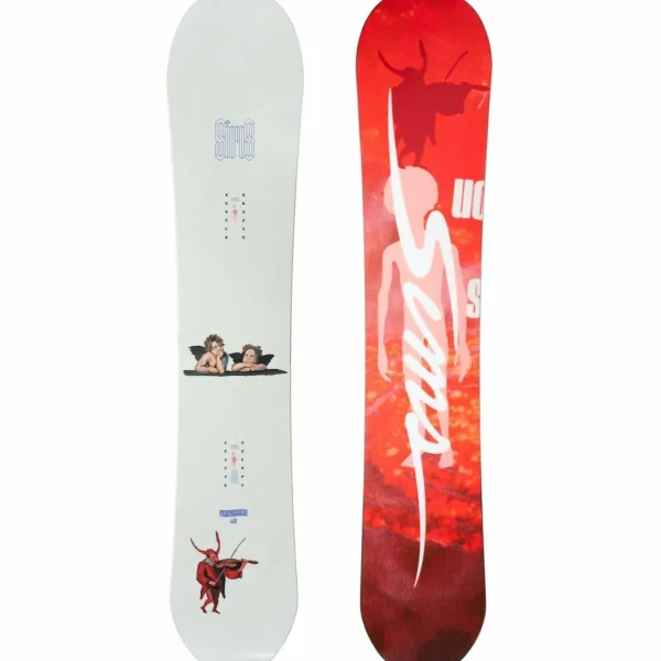 Sims Macrodose Snowboard + Union Trilogy Snowboard Bindings - Women's 2025